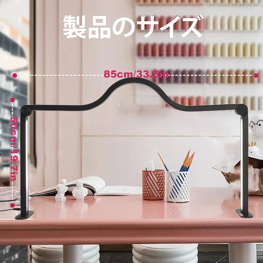 ♡ほぼ未使用♡ハーフムーンLEDライト♡ブラック ♡ほぼ未使用♡ハーフムーンLEDライト♡ブラック ♡ほぼ未使用♡